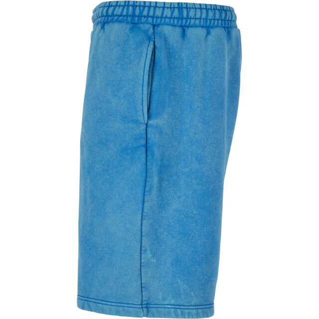 Urban Classics Heren sweat shorts zwaar stone wash UTTN536_royalblue large