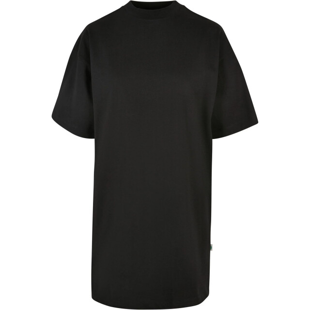 Urban Classics Dames bio zwaargewicht oversized t-shirt jurk UTTN296_black large