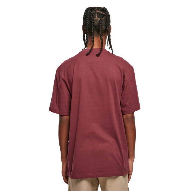 Urban Classics Heren effen tall t-shirt UTTN535_cherry large