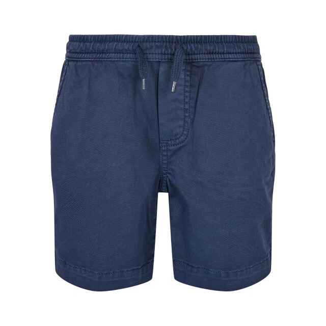 Urban Classics Jongens twill stretch joggingshort UTTN281_darkblue large