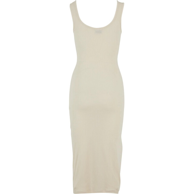 Urban Classics Dames ribjurk UTTN272_whitesand large