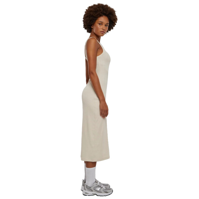 Urban Classics Dames ribjurk UTTN272_whitesand large