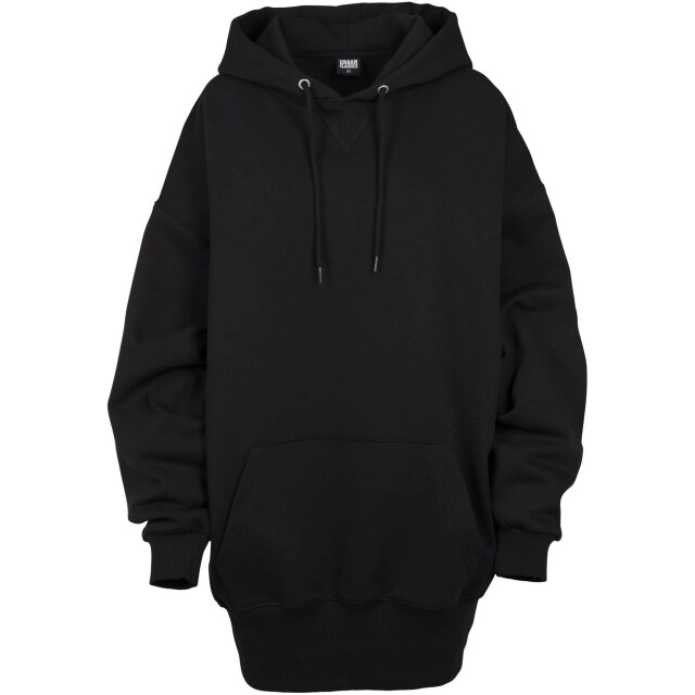 Urban Classics Dames lange oversized hoodie UTTN274_black large