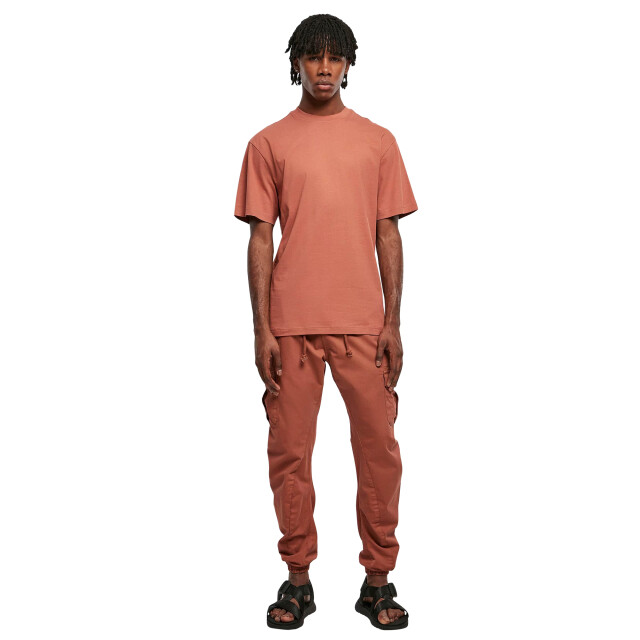 Urban Classics Heren effen tall t-shirt UTTN535_terracotta large