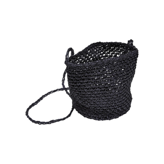 Urban Classics Nature mini raffia kruisbody tas UTTN608_black large