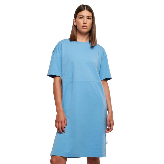 Urban Classics Dames organic oversized t-shirt met zijsplitten UTTN261_horizonblue large