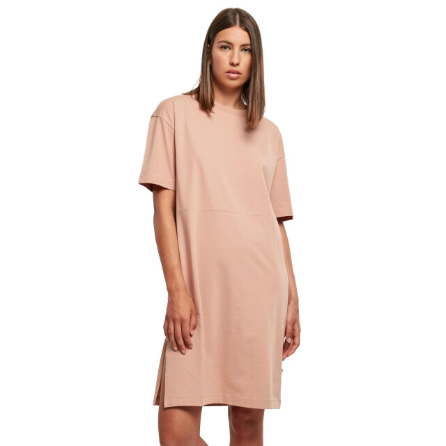 Urban Classics Dames organic oversized t-shirt met zijsplitten UTTN261_amber large
