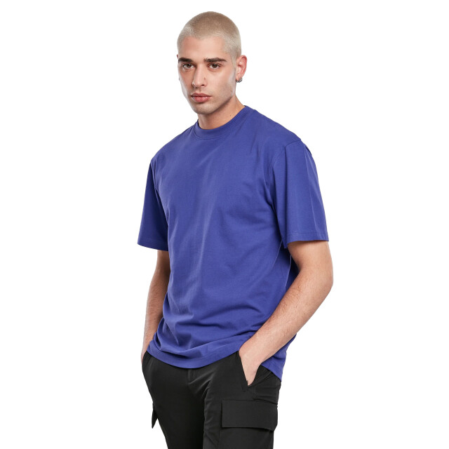Urban Classics Heren effen tall t-shirt UTTN535_bluepurple large