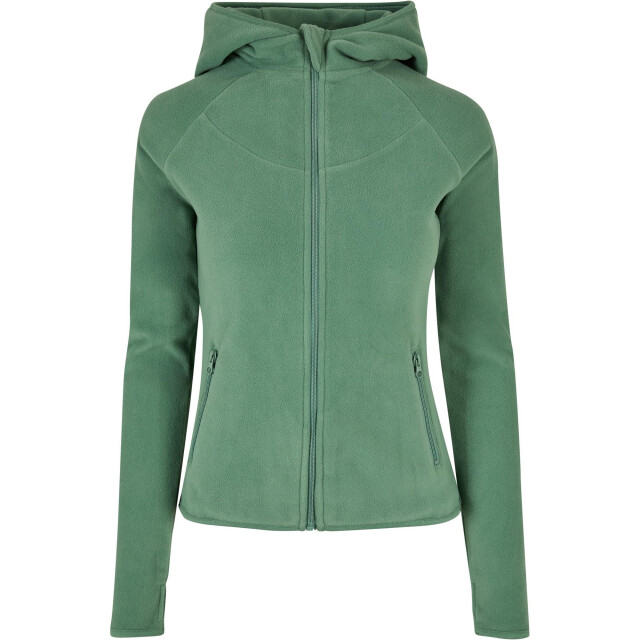 Urban Classics Dames polar fleece full zip hoodie UTTN611_salvia large