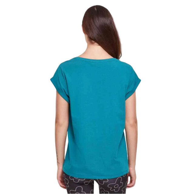 Urban Classics Dames verlengd schouder t-shirt UTTN574_watergreen large
