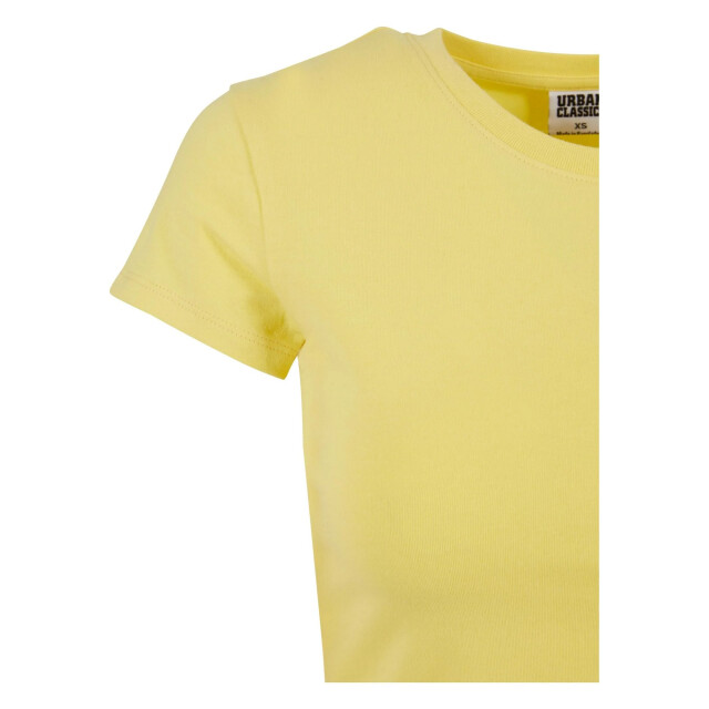 Urban Classics Dames jersey stretch crop t-shirt UTTN521_vintagesun large