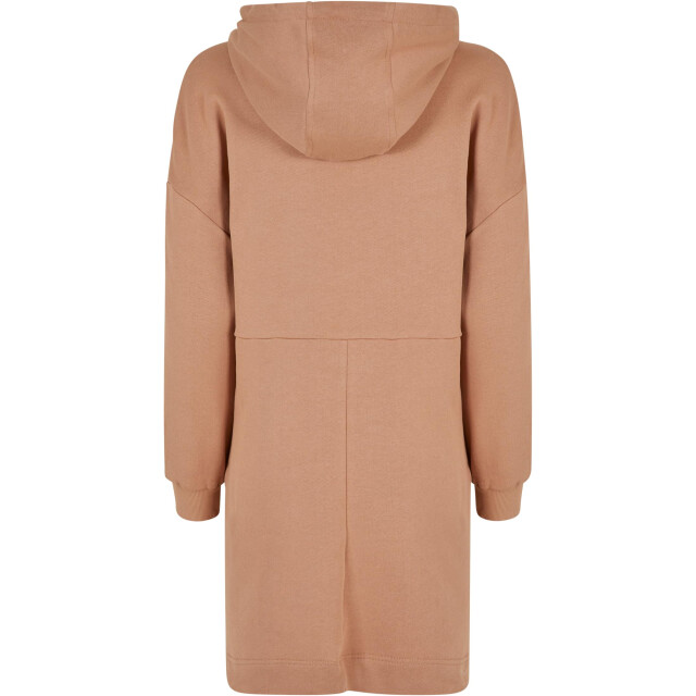Urban Classics Dames badstof organic oversized hoodie jurk UTTN256_amber large