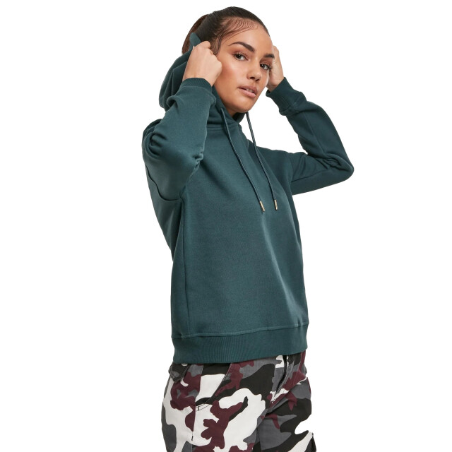 Urban Classics Dames effen hoodie UTTN258_bottlegreen large