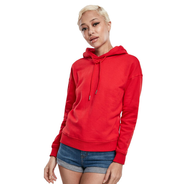 Urban Classics Dames effen hoodie UTTN258_firered large