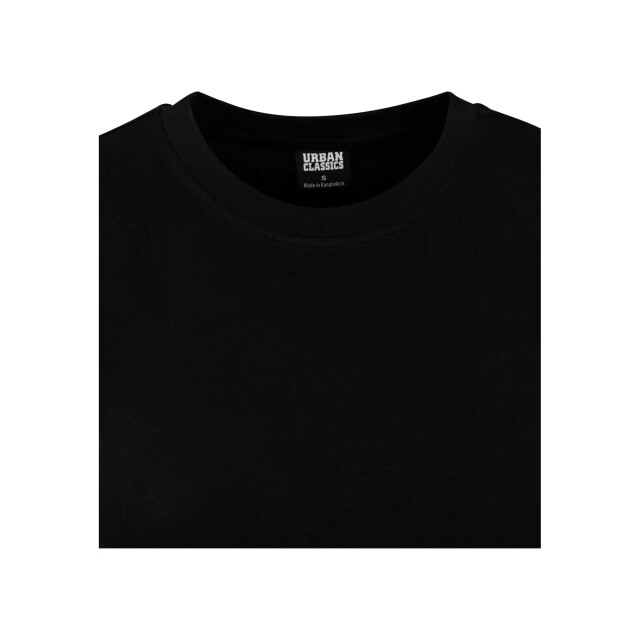 Urban Classics Dames jersey stretch crop t-shirt UTTN521_black large