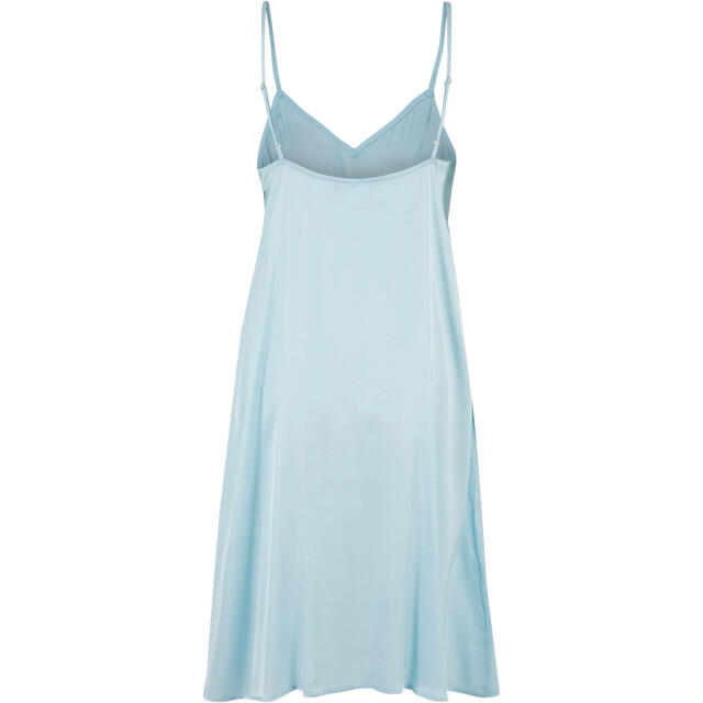 Urban Classics Dames viscose satijn jurk UTTN514_oceanblue large