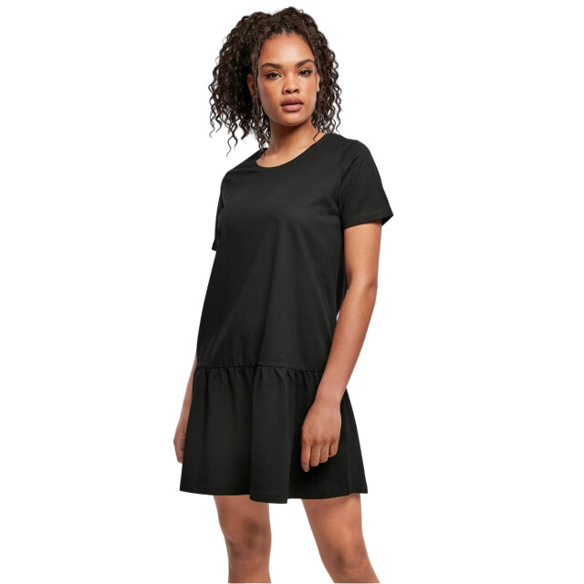 Urban Classics Dames valance t-shirt jurk UTTN236_black large