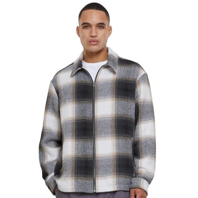 Urban Classics Overhemdjas heren met rits UTTN494_wetsandblack large