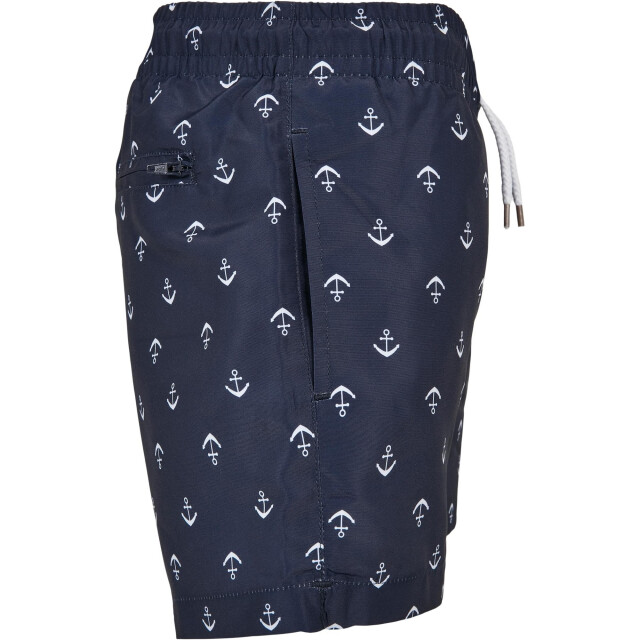 Urban Classics Jongens anker zwemshort UTTN240_navy large