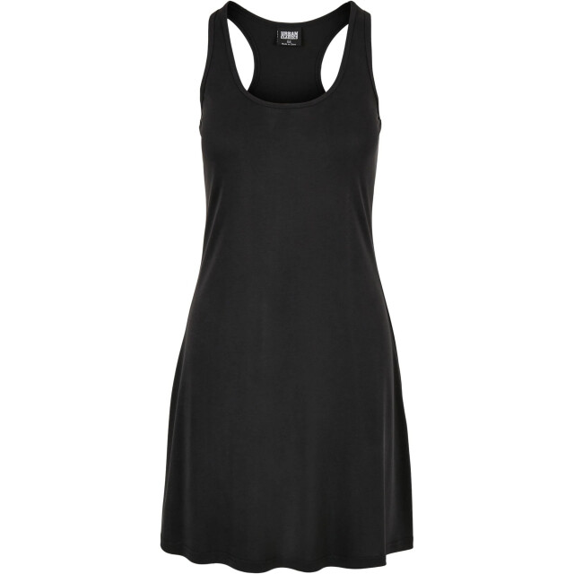 Urban Classics Dames modal racerback jurk UTTN504_black large