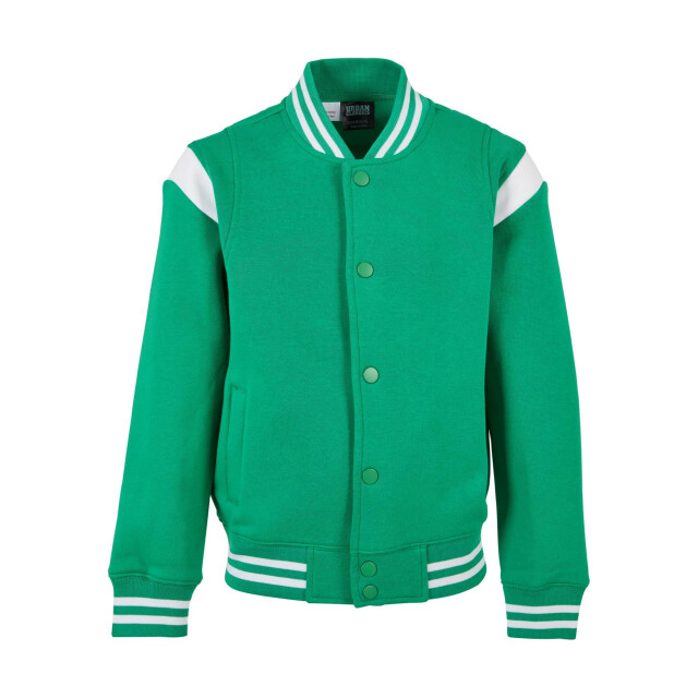 Urban Classics Jongens varsity-jas UTTN250_bodegagreenwhite large