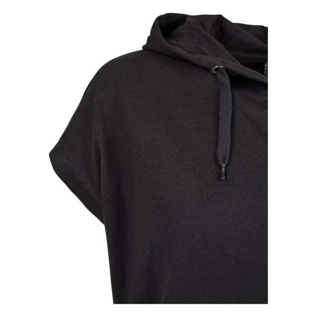 Urban Classics Dames jersey mouwloze hoodie UTTN502_black large