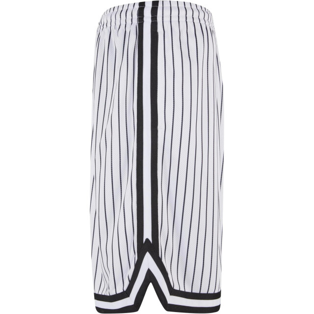 Urban Classics Heren mesh gestreepte shorts UTTN505_whiteblack large