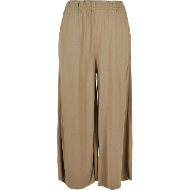 Urban Classics Dames modal culottes UTTN487_khakibrown large