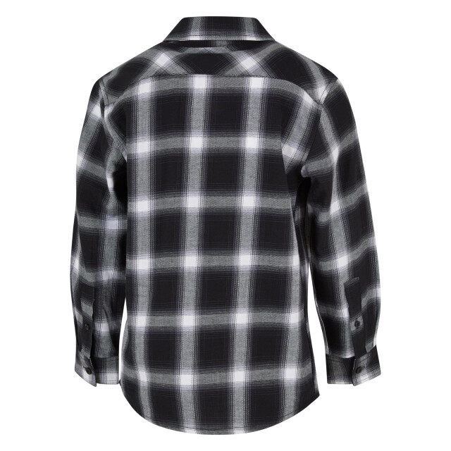 Urban Classics Geruit oversized jongenshemd UTTN490_blackwhite large