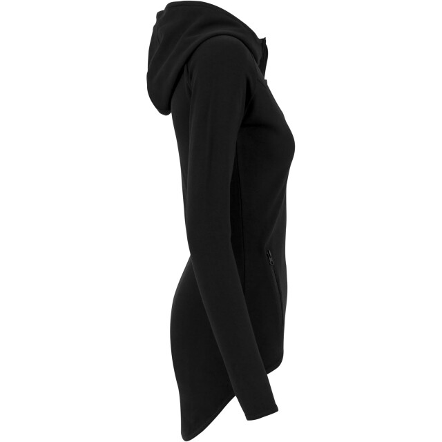 Urban Classics Dames interlock athletic full zip hoodie UTTN486_black large