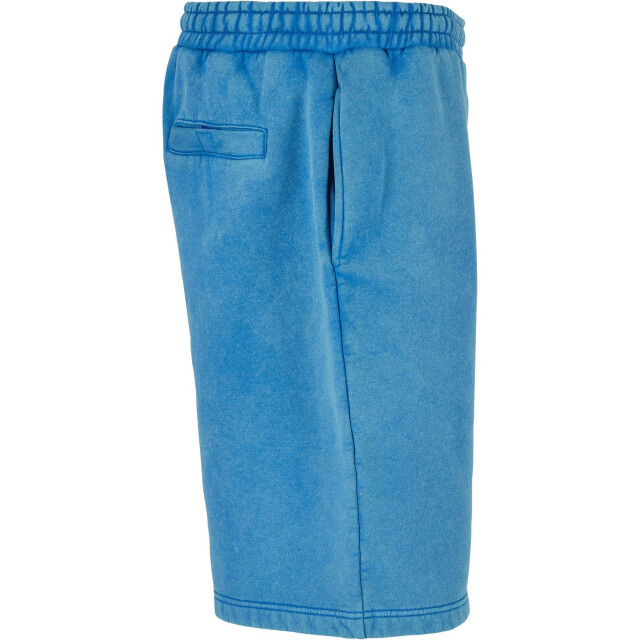 Urban Classics Heren sweat shorts zwaar stone wash UTTN536_royalblue large