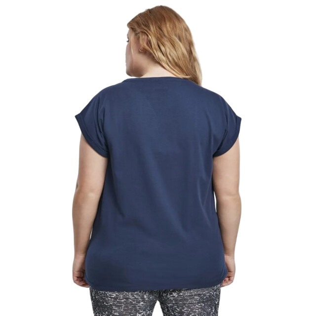 Urban Classics Dames verlengd schouder t-shirt UTTN574_darkblue large