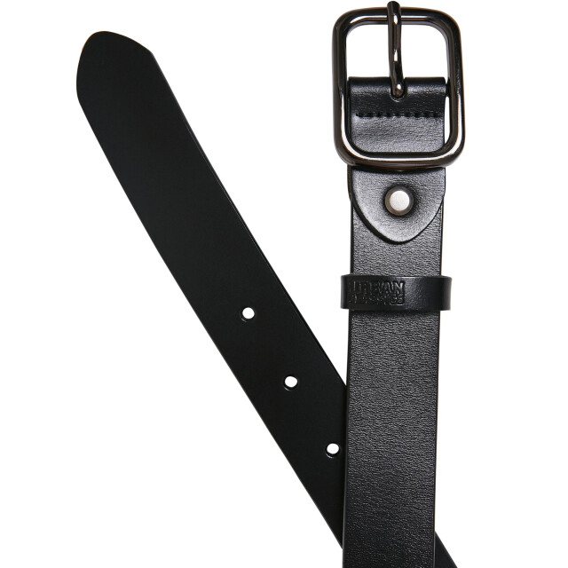Urban Classics Zakelijke riem met gesp van synthetisch leer UTTN484_black large
