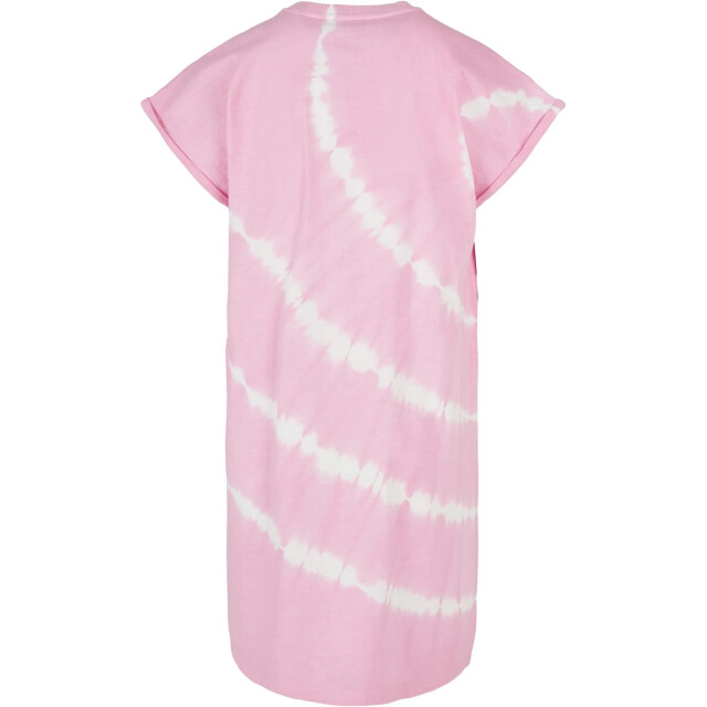 Urban Classics Tie dye jurk voor meisjes UTTN481_girlypink large