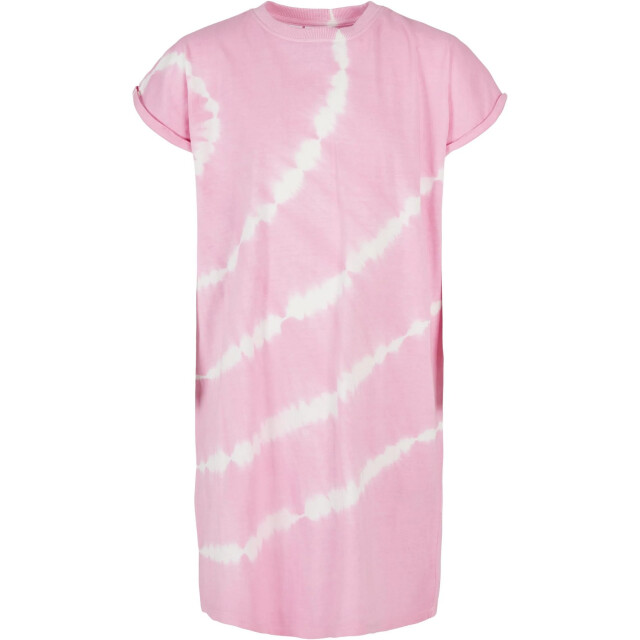 Urban Classics Tie dye jurk voor meisjes UTTN481_girlypink large