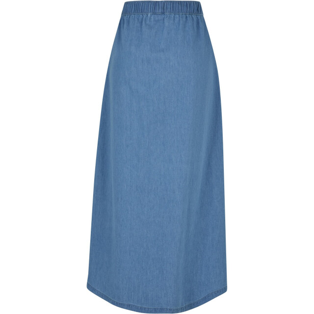 Urban Classics Dames denim lichtgewicht wijde maxi rok UTTN472_skybluewashed large
