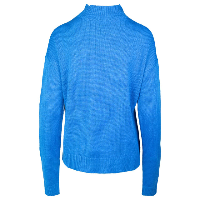 Urban Classics Dames schildpad hals oversized sweatshirt UTTN473_brightblue large