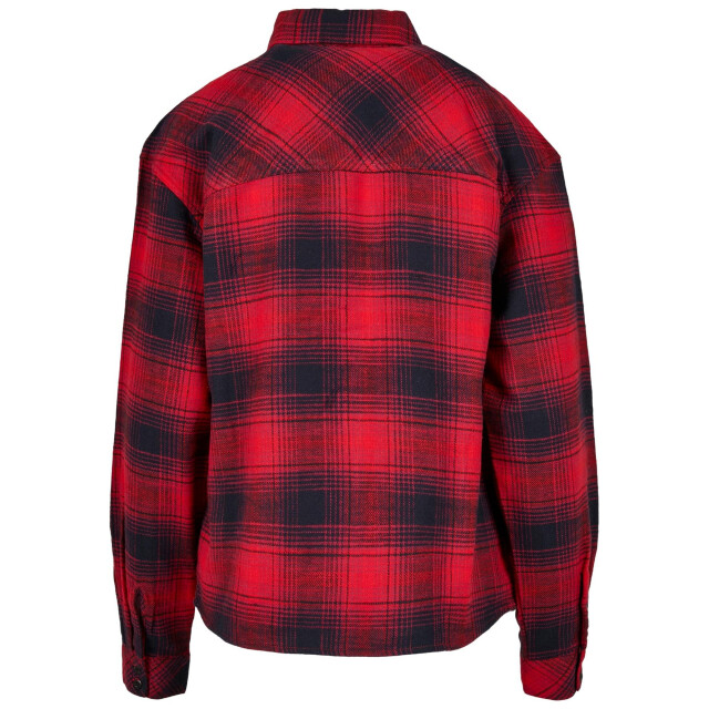 Urban Classics Dames geruit overhemd UTTN212_darkbluered large