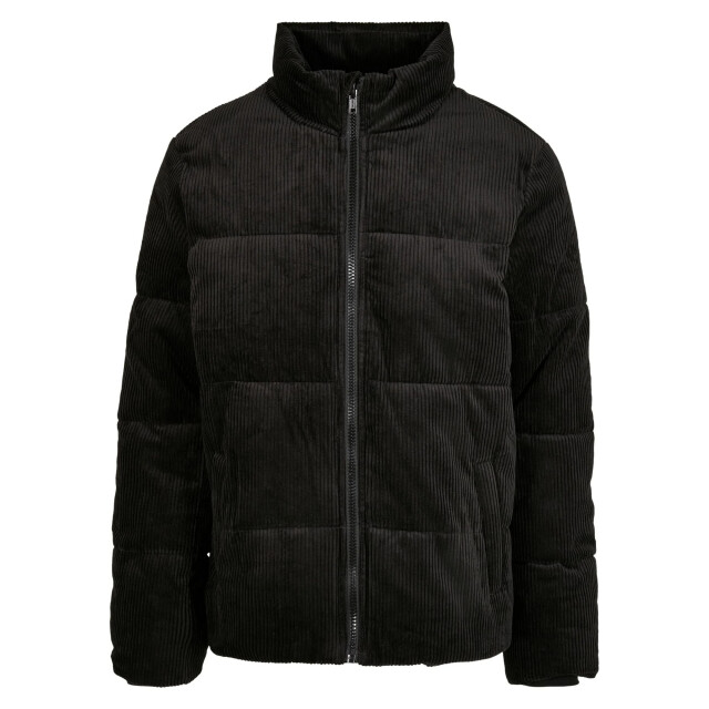 Urban Classics Heren corduroy boxy pufferjas UTTN219_black large