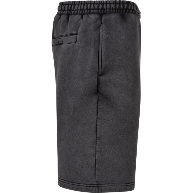 Urban Classics Heren sweat shorts zwaar stone wash UTTN536_black large
