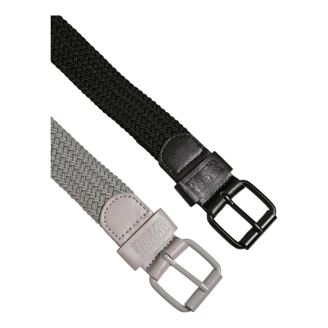 Urban Classics Elastische riem voor heren (set van 2) UTTN206_blackgrey large