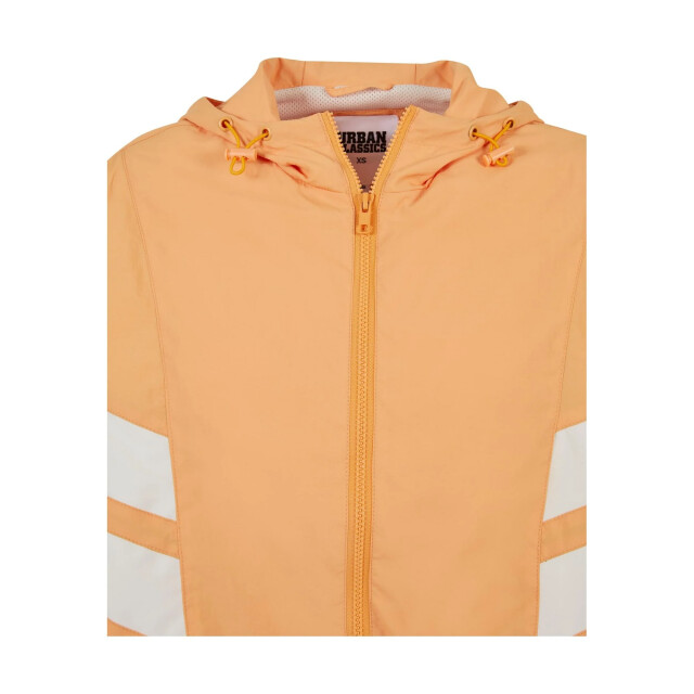 Urban Classics Dames gerimpeld batwing jasje UTTN209_paleorangewhitesand large