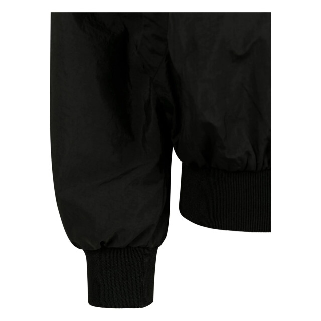 Urban Classics Dames gerimpeld batwing jasje UTTN209_blackwhite large