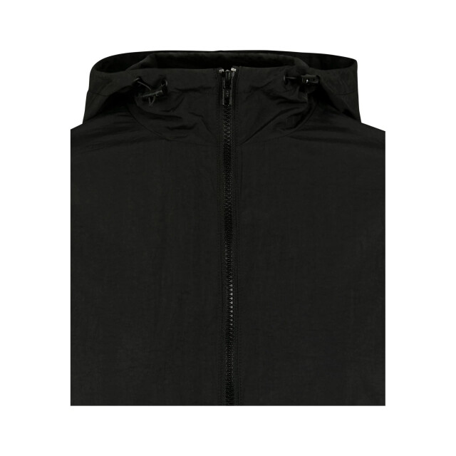 Urban Classics Dames gerimpeld batwing jasje UTTN209_blackwhite large
