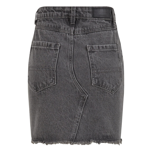 Urban Classics Dames denim zware minirok UTTN460_newgreywashed large