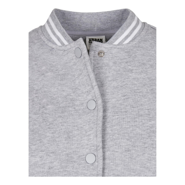 Urban Classics Dames college organic sweat jacket UTTN211_greywhite large