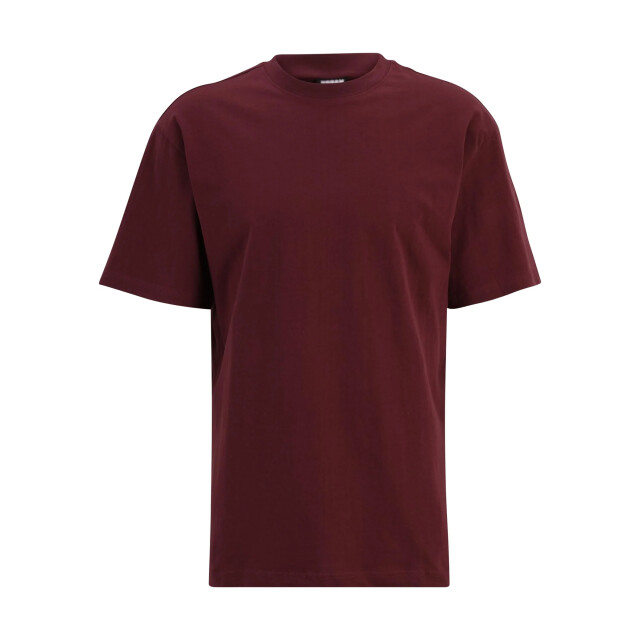 Urban Classics Heren effen tall t-shirt UTTN535_winered large