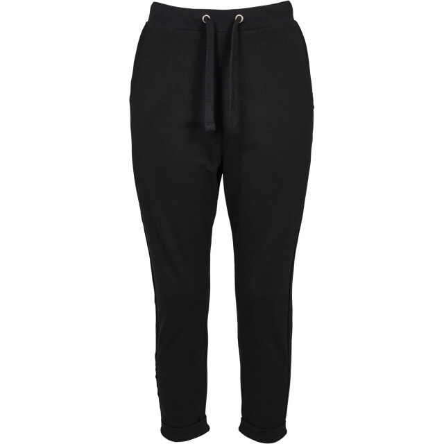 Urban Classics Dames badstof broek met open rand UTTN196_black large