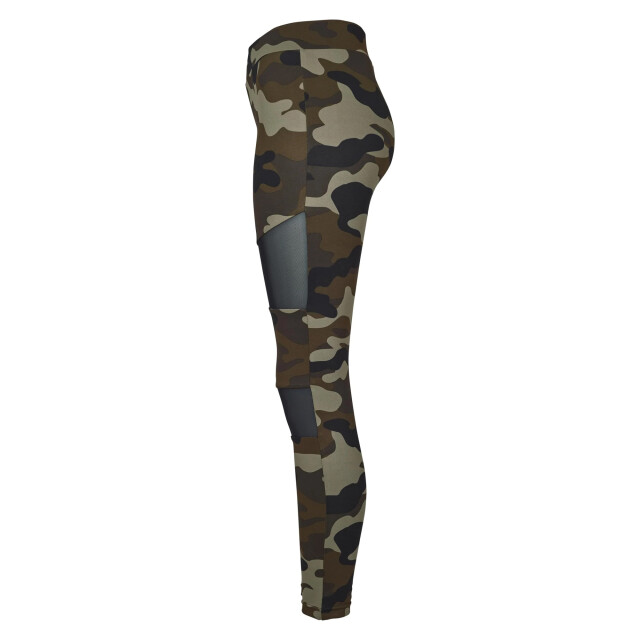 Urban Classics Dames technisch camo mesh legging UTTN184_woodcamoblack large