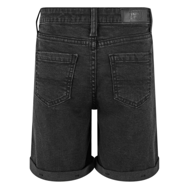 Urban Classics Meisjes bio stretch denim 5 zakken shorts UTTN434_blackwash large